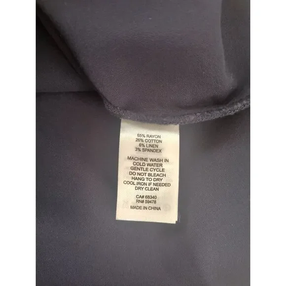 Nicole Miller Artelier Contrast Stitch Utility Skirt - Navy - NWT - Size 8 - Picture 4 of 5